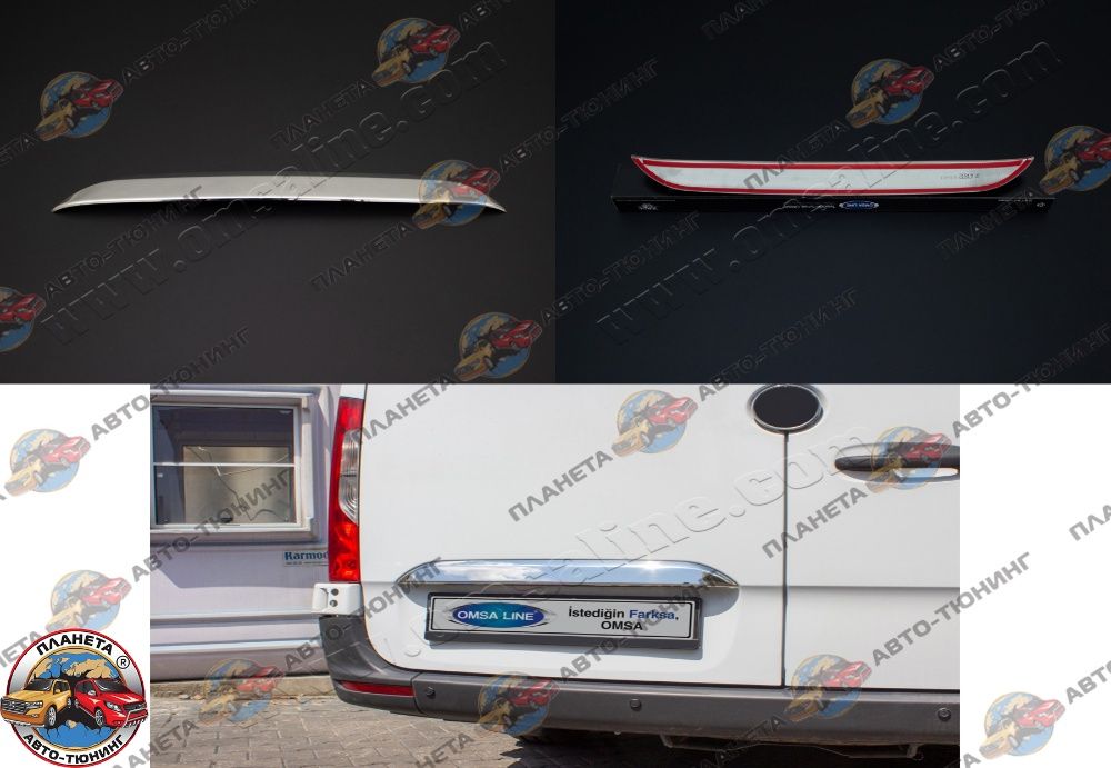 Хром решетка ручки зеркала накладки Mercedes Sprinter W907 2018-2022