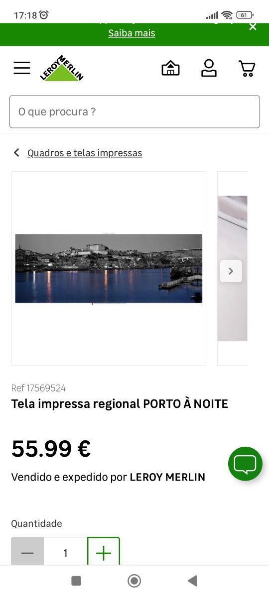 Tela impressa Porto