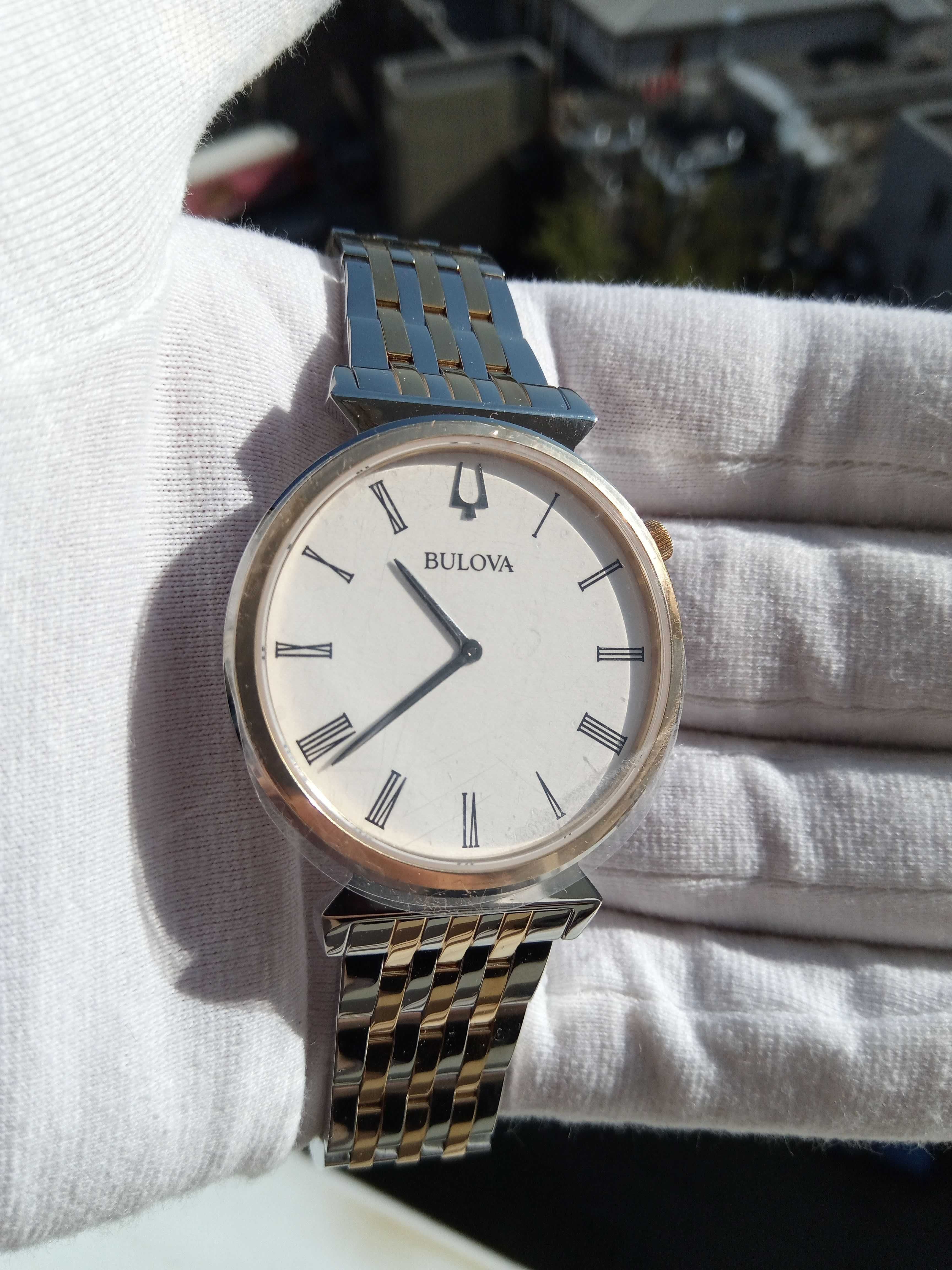 Тонкие мужские часы BULOVA Regatta 98A233, сапфировое стекло