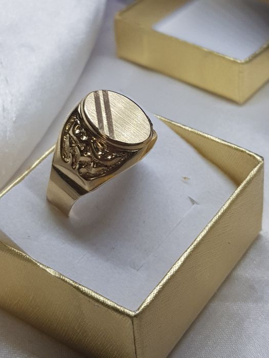 Złoty sygnet złoto 585 Rozmiar 27