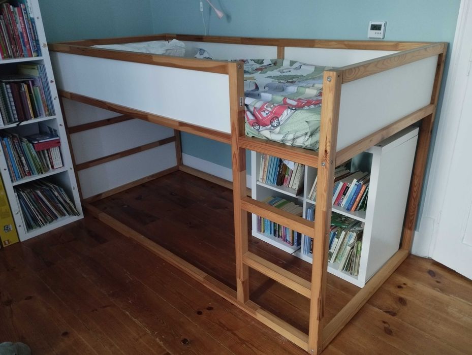 Cama Ikea Kura Bom Estado