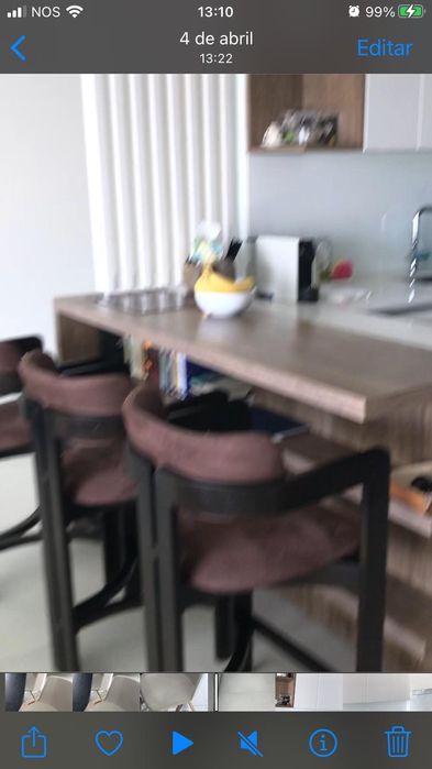 Península de bancada de cozjnha