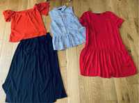 Zestaw ubrań letnich 40/42 sukienka spódnica bluzki