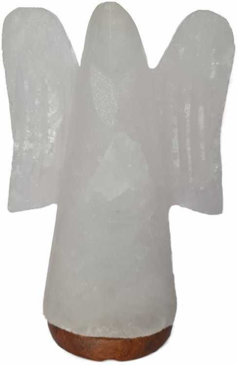Lampa solna ANIOŁ z białej soli (prezent, dekoracje, jonizator)