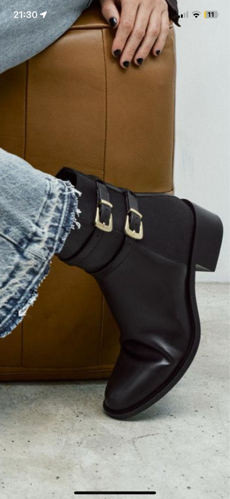 Botas pretas, Zara