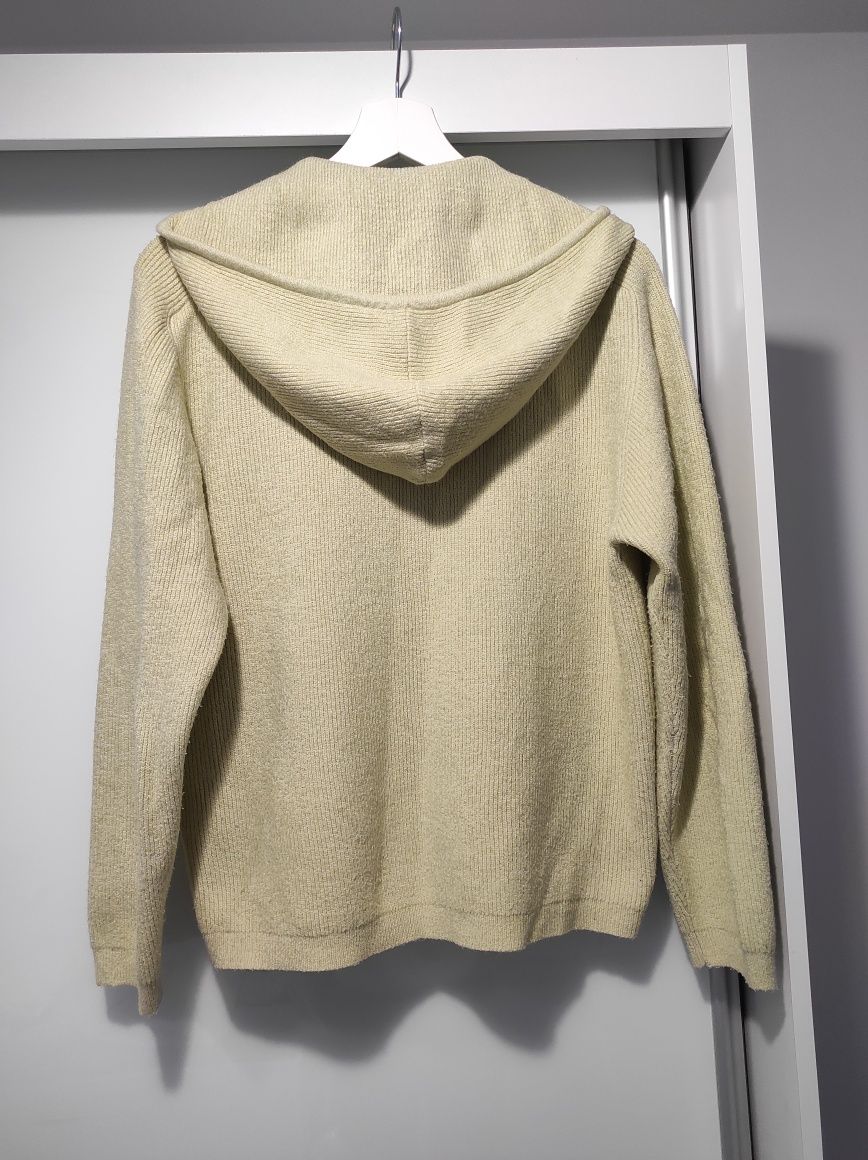 Sweter oversize żółty