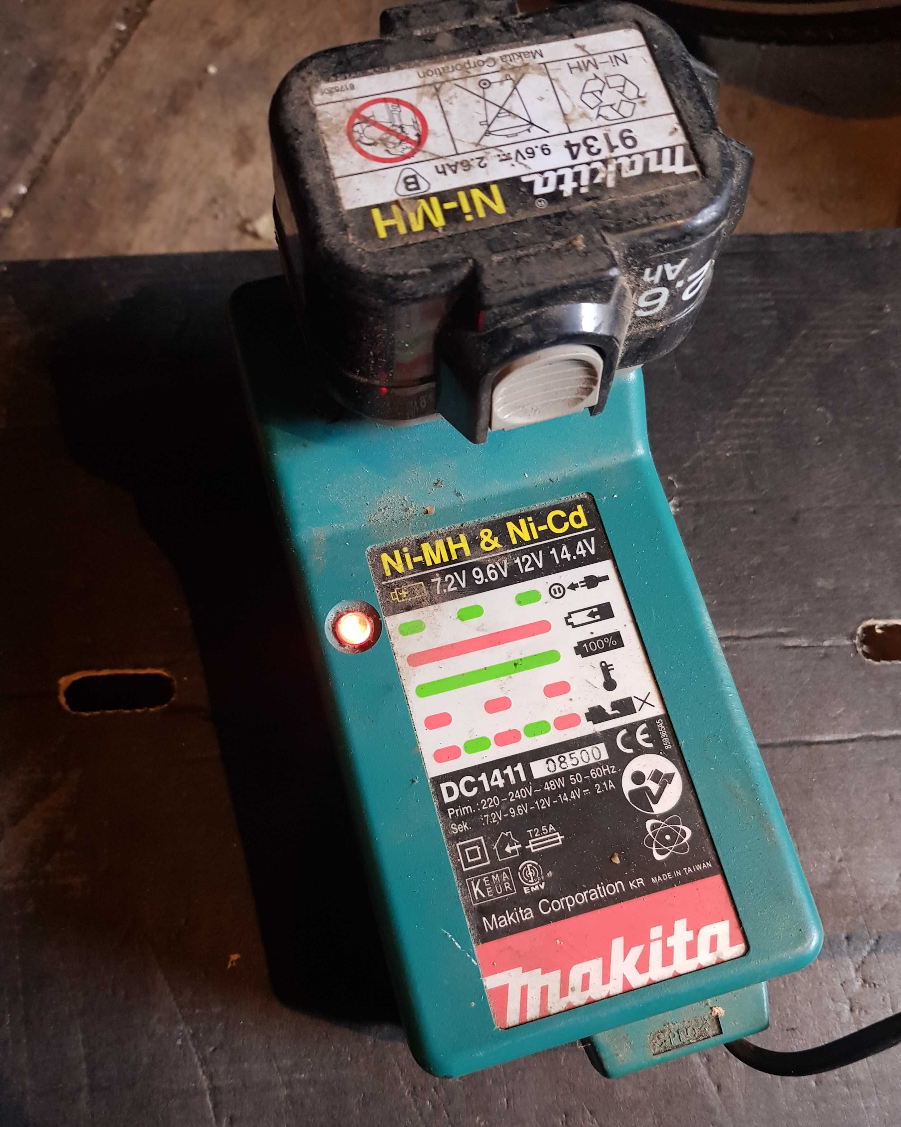 Ładowarka Makita DC1411 Akumulator 2,6AH Ni-MH Ni-CD
