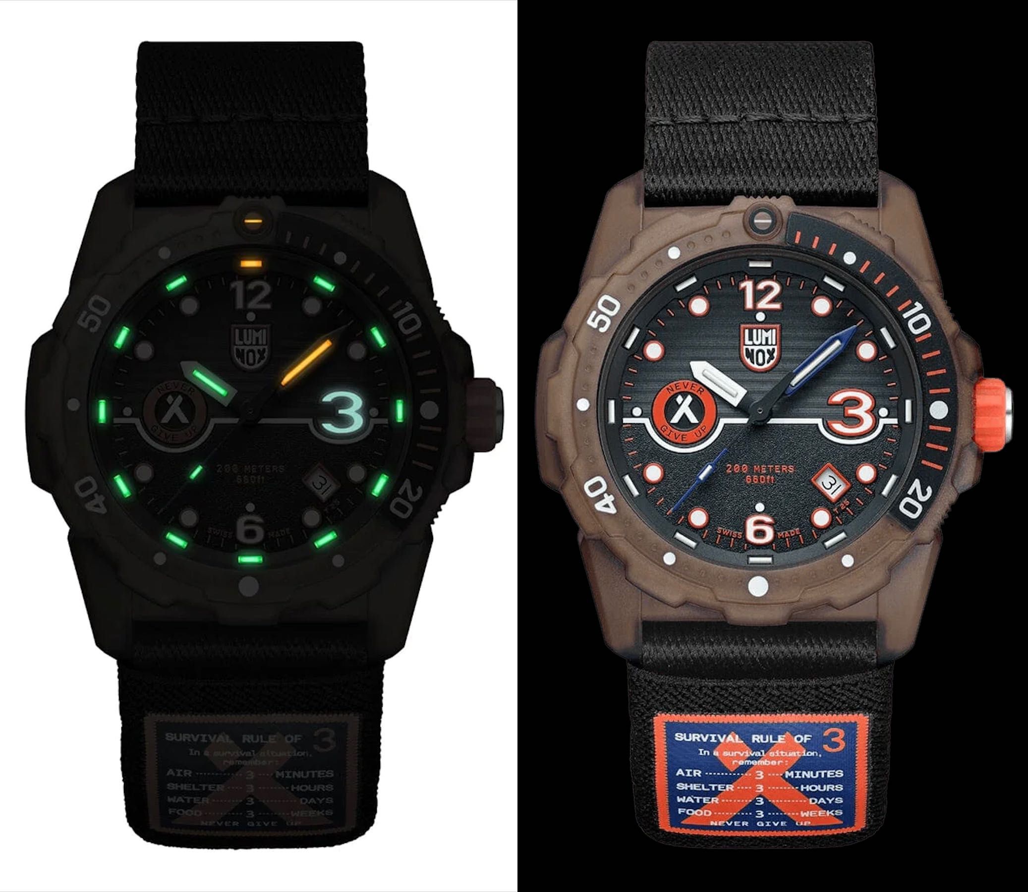 Годинник Luminox Bear Grylls Survival XB.3721.ECO Tritium 42 mm 200 MT