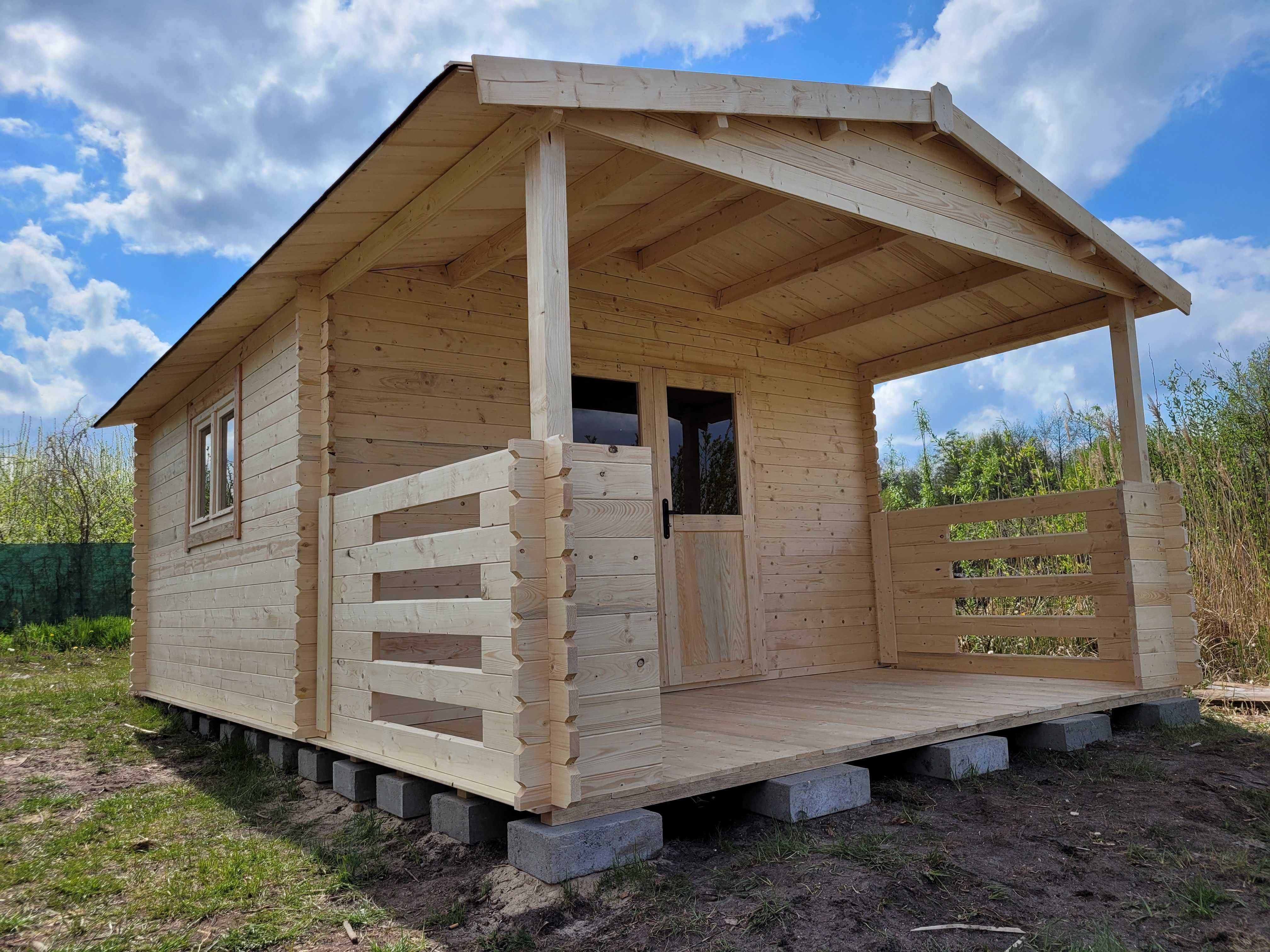 Od RĘKI domek letniskowy na ROD*drewniany z TARASEM 6x4*24 m2*BALIK 34