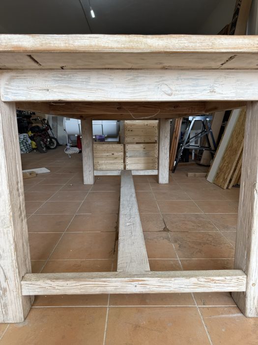 Mesa madeira maciça 2,20x1,00