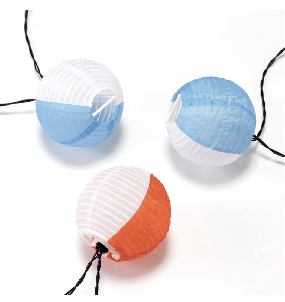 IKEA girlanda LED zewnętrzna SOLARNA solar SOLVINDEN 24 lampki