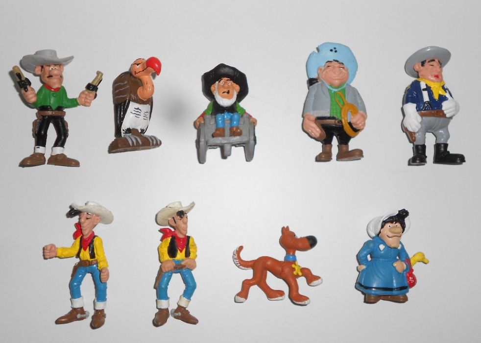 Antigos Bonecos figuras PVC Lucky Luke