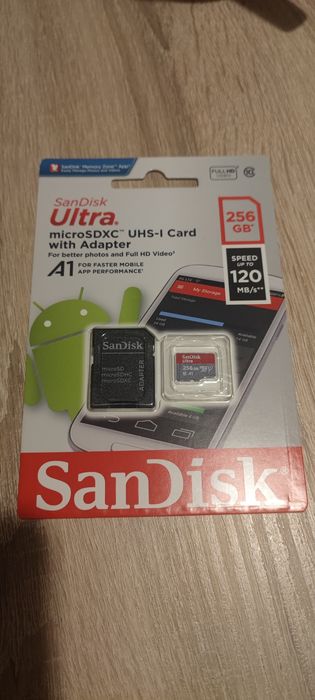 Karta pamięci 256GB SanDisk Ultra U1 A1