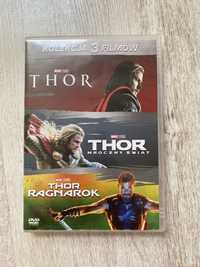 Kolekcja 3 filmów- Thor, Thor Mroczny Świat, Thor Ragnarok- płyty DVD