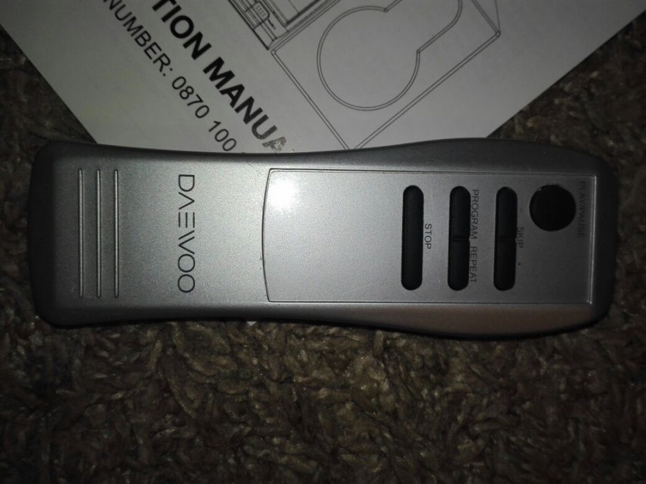 WIEŻA DAEWOO RM421 Radio FM płyta CD magnetofon Głośniki PILOT KOMPLET