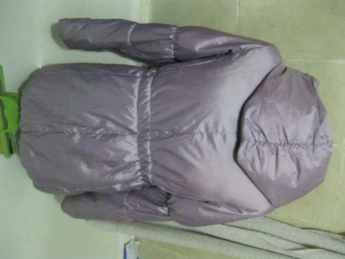 детская куртка пуховик капюшон GAP на 13 лет нежно сиреневая пальто