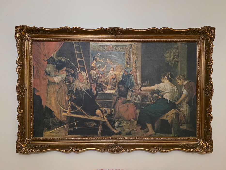 Quadro antigo pintado á mão