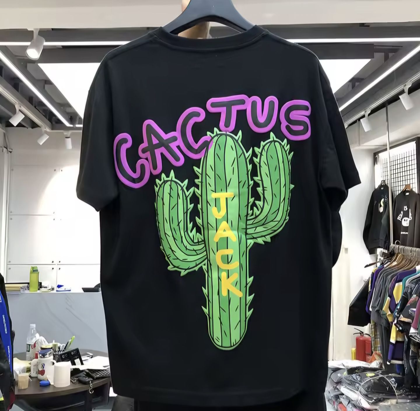 Camisola T-shirt do Travis Scott - Cactus Jack