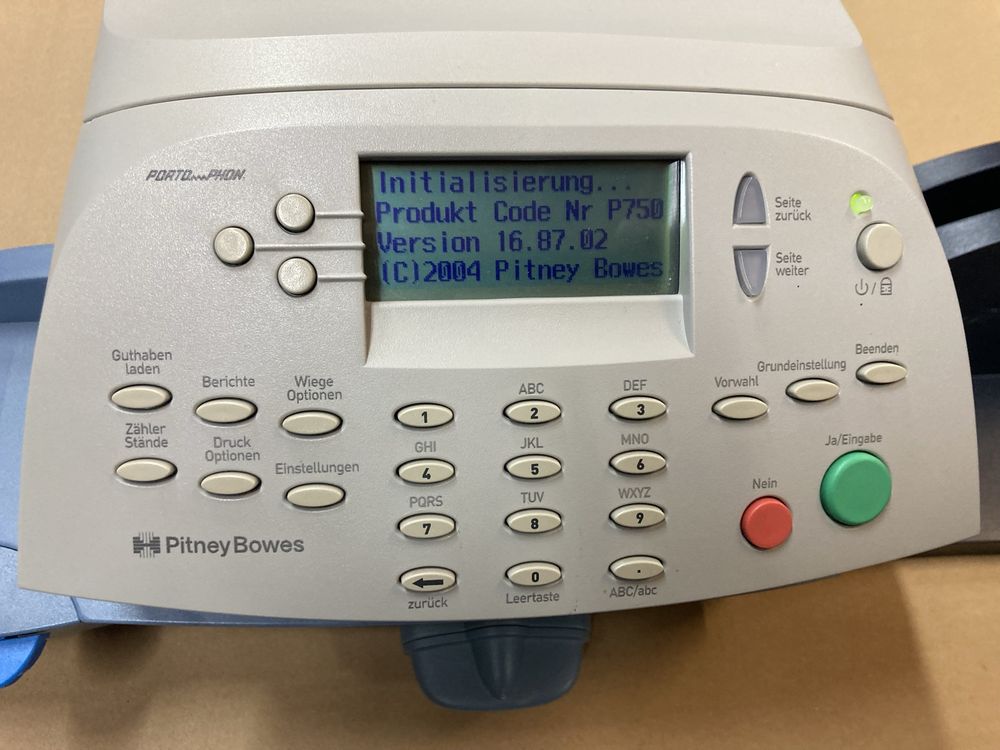 Drukarka do listów z wagom do kopert Pitney Bowees pdtrt phon