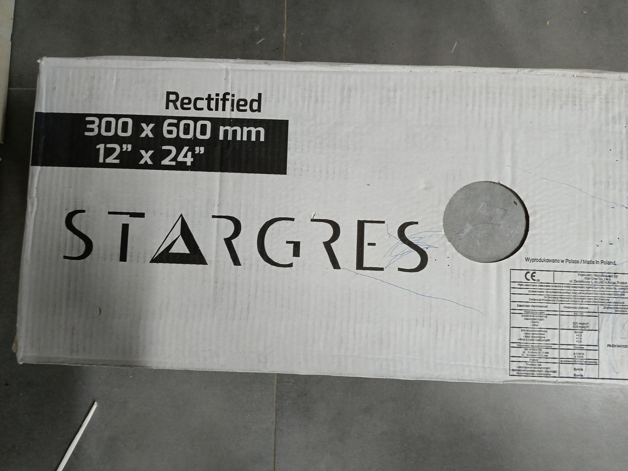 Płytki Stargrees szare 30x60 cm nowe