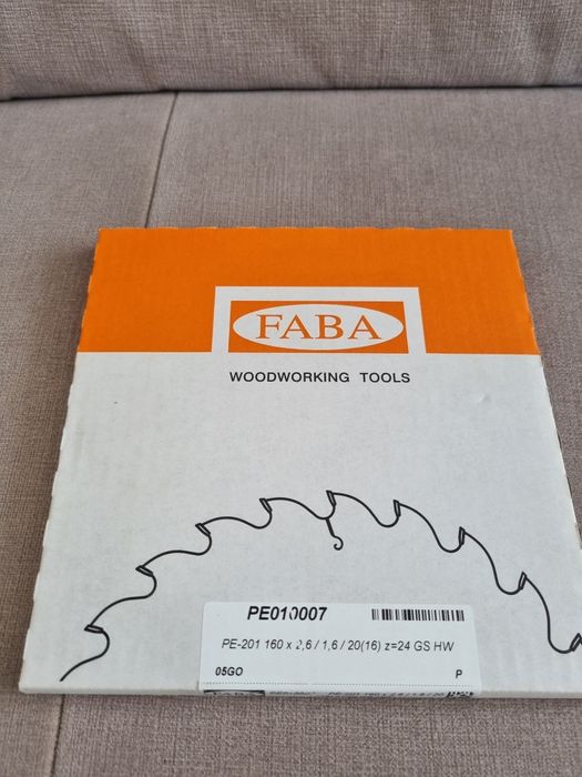 Piła tarczowa 160mm z24 FABA