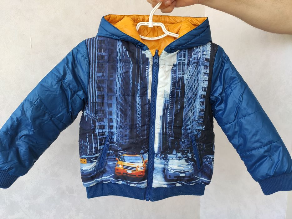 Куртка двусторонняя для мальчика