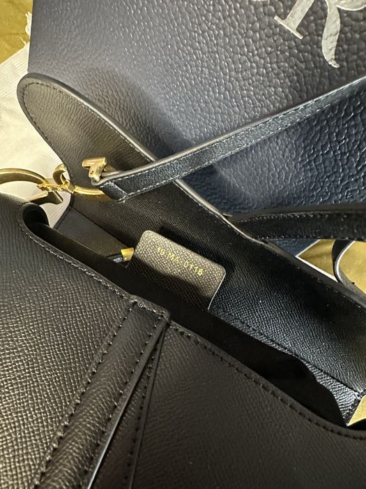 Torebk dior saddle bag z paskiem czarna skóra cielęc