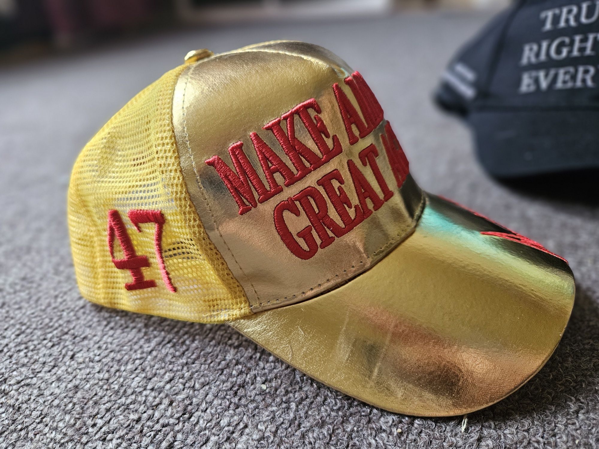 Nowa złota czapka Donald trump Make America Great Again