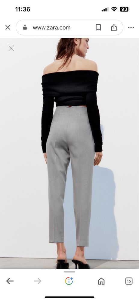 Штани сірі Zara   розмір XL