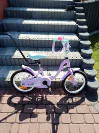 Rower dla dziewczynki, rowerek dziecięcy różowy, Romet Tola 16