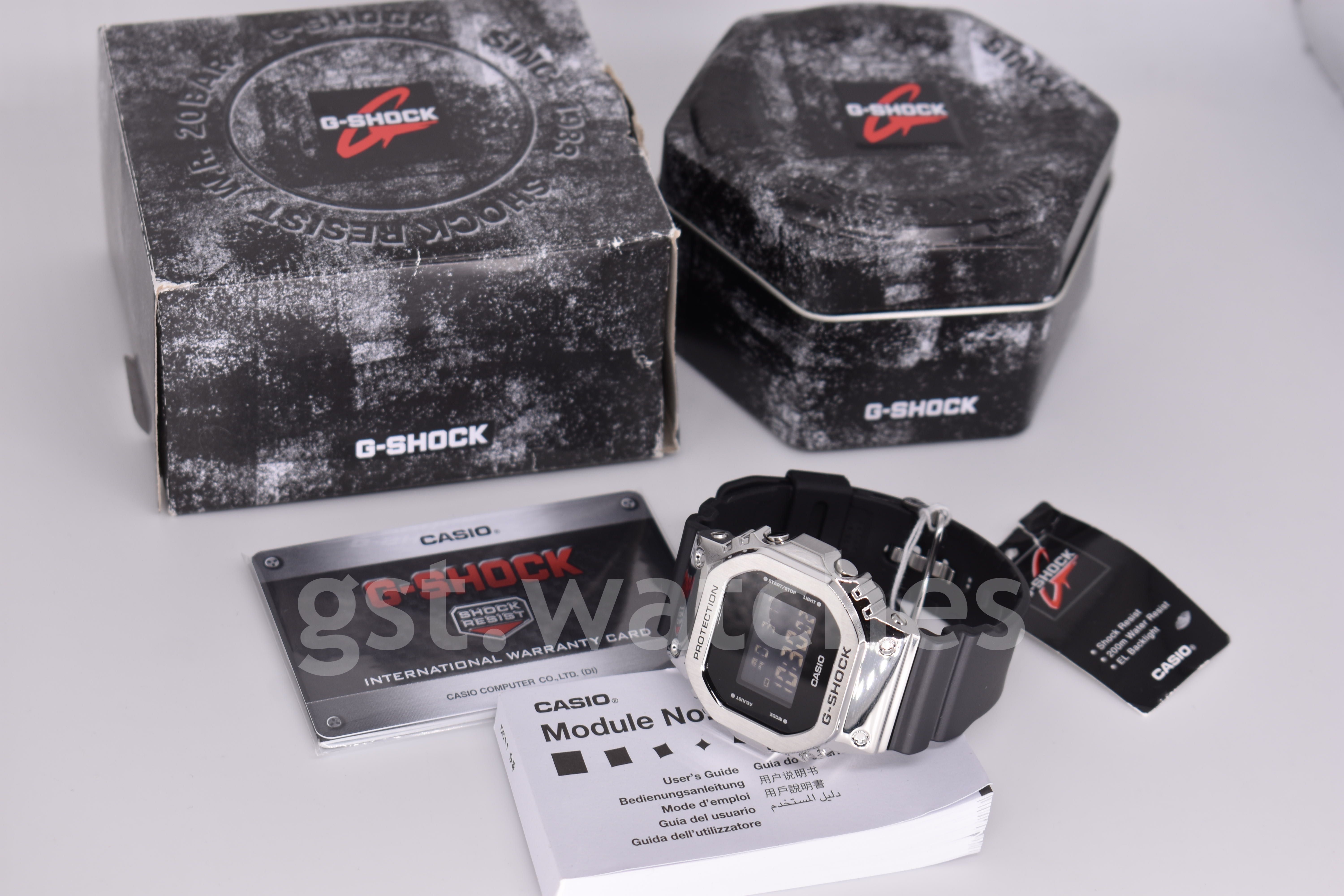 Casio G-Shock GM-5600-1E NEW ORIGINAL | G-Steel