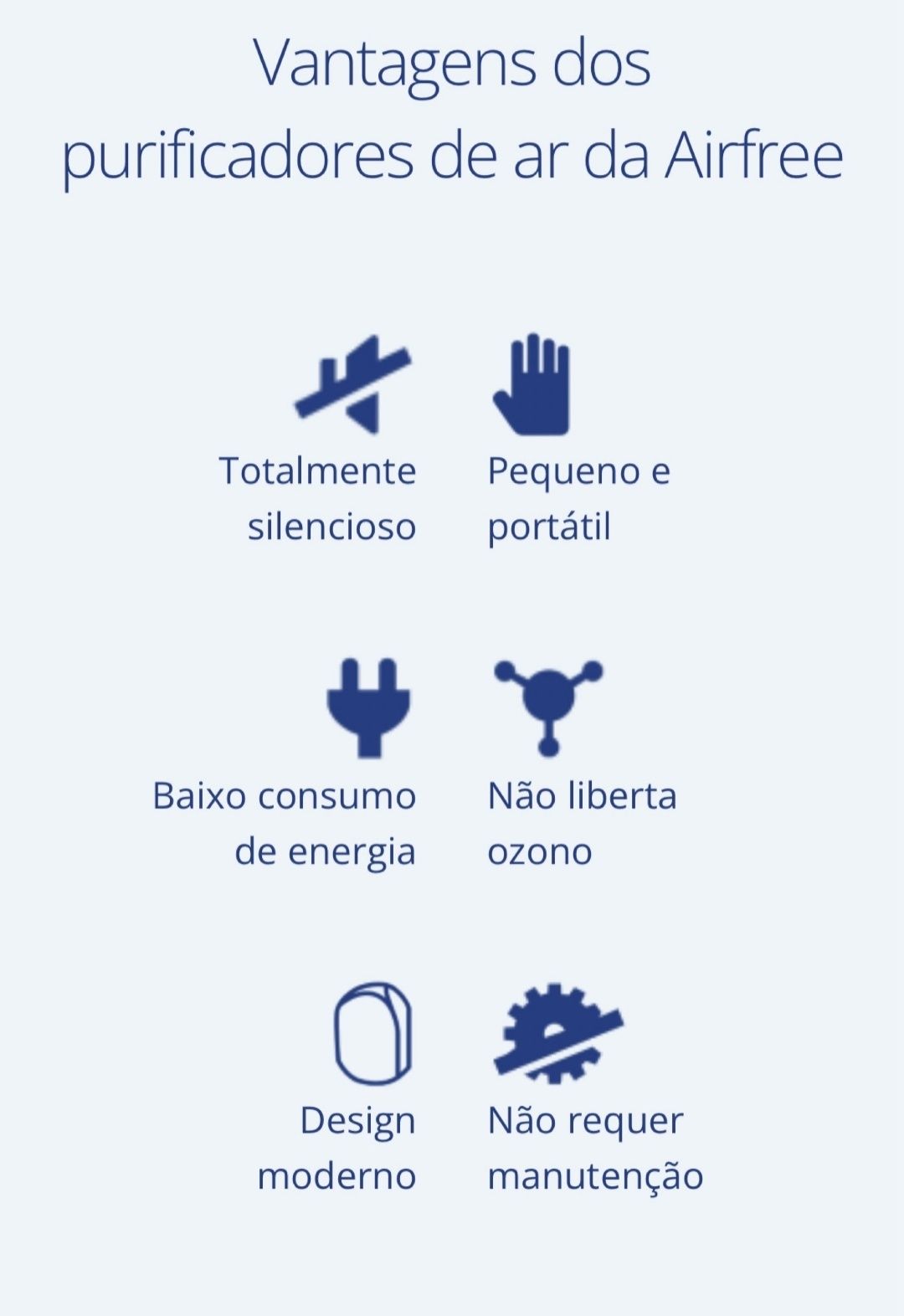 Air free purificador de ar (novo)