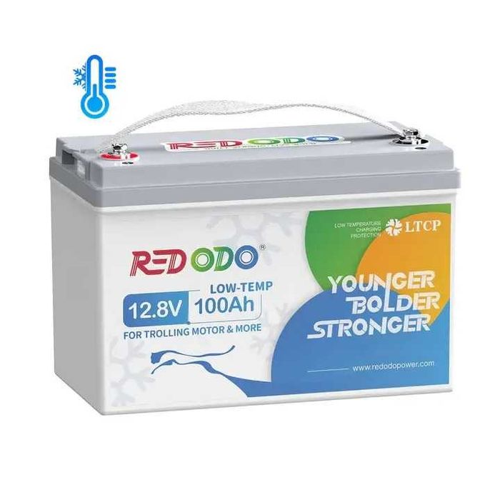 Redodo 12.8V 100Ач 1280Втч LiFePO4 LTCP Low Temp з захистом від морозу