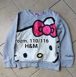 Szara bluzka Hello Kitty H&M rozm. 110/116