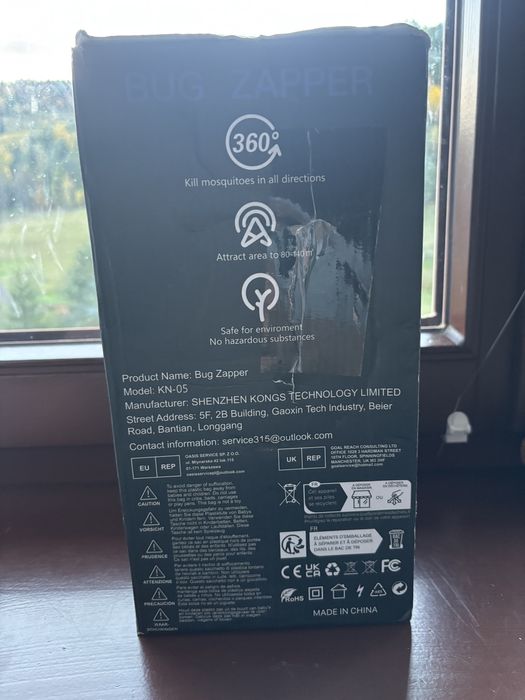 Lampa owadobójcza na komary