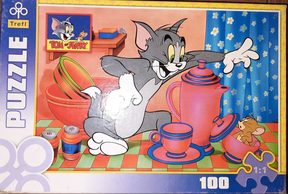 Puzzle Tom i Jerry 100 elementów