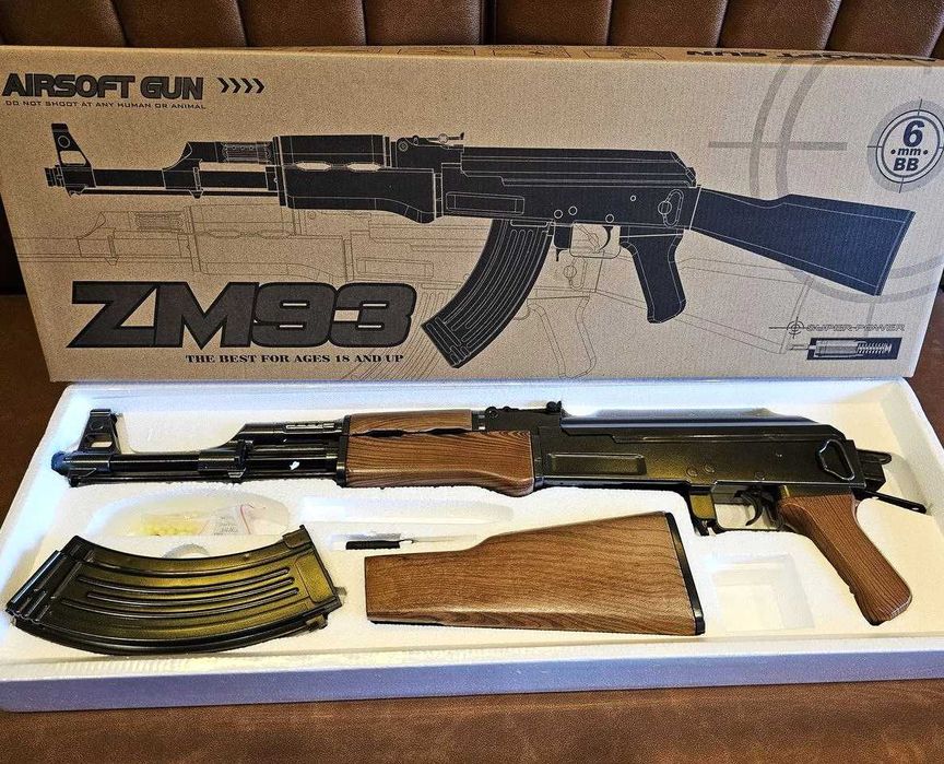 Дитячий Автомат Калашнікова АК-47 Cyma метал на кульках іграшковий