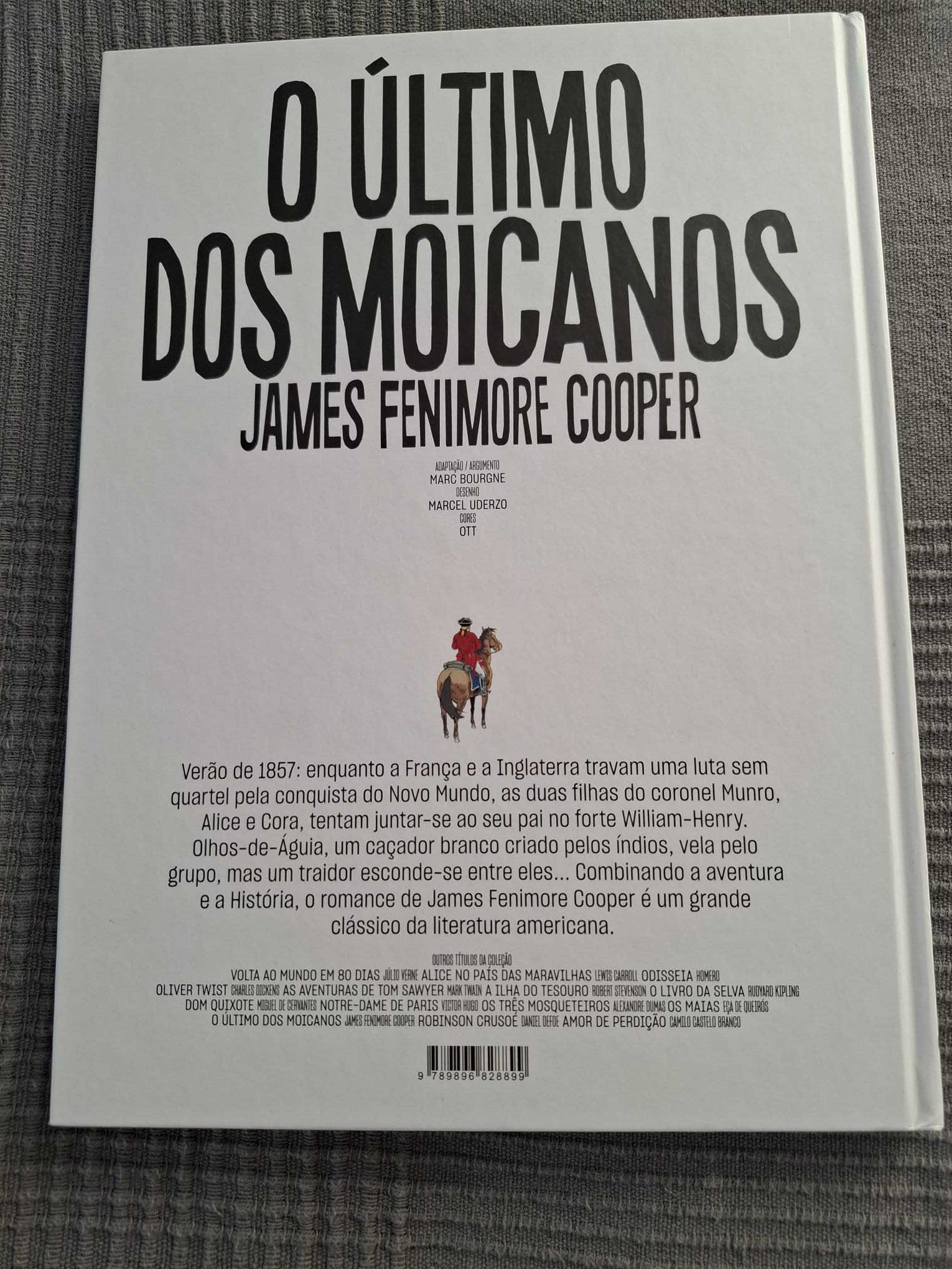 O Último dos Moicanos - James F. Cooper em banda desenhada