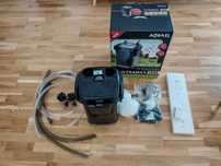 Filtr Aquael Ultramax 1500 + zestaw Neoflow skimmer Co2