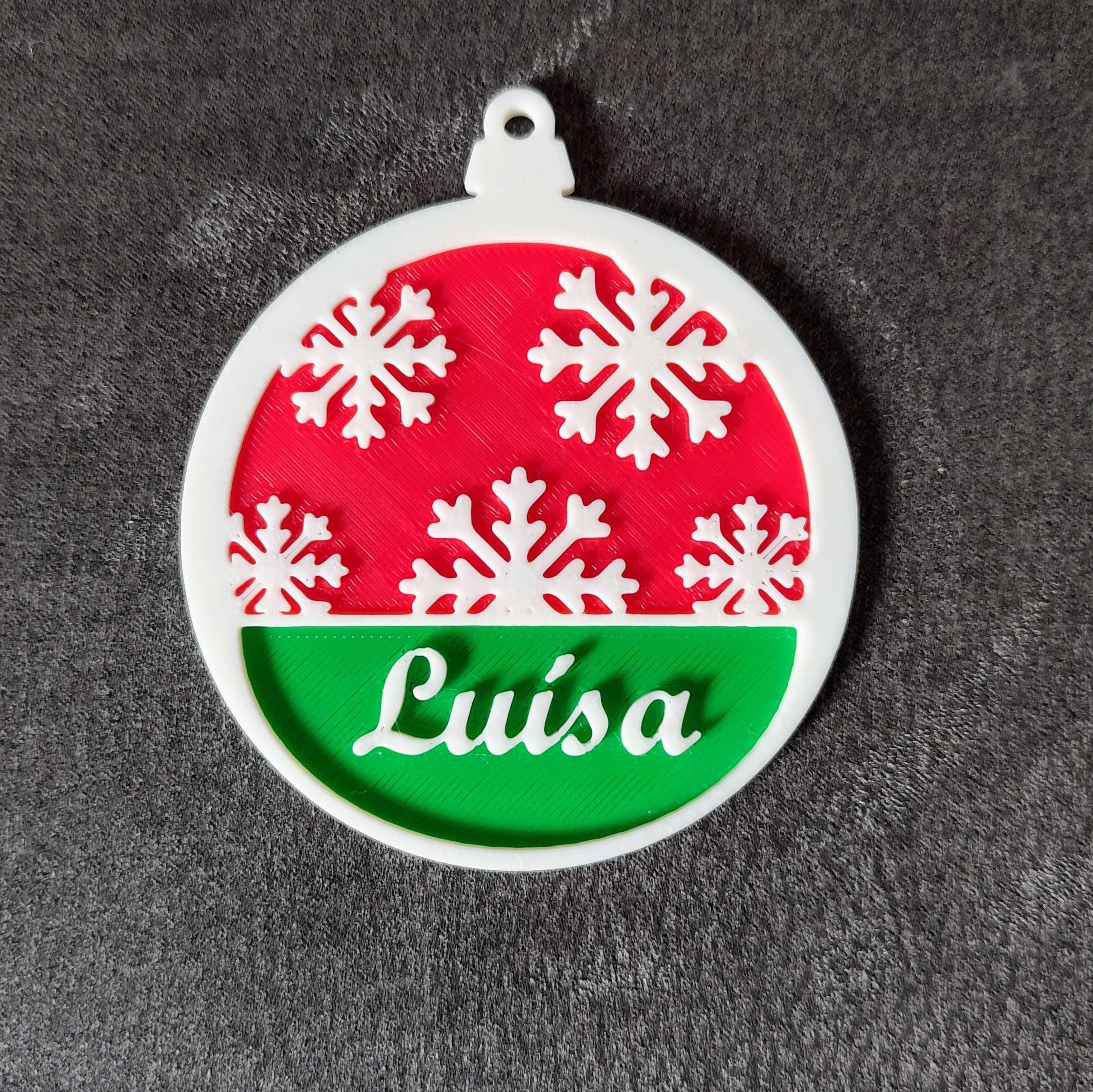 Bolas de Natal com nome a escolha NOVAS