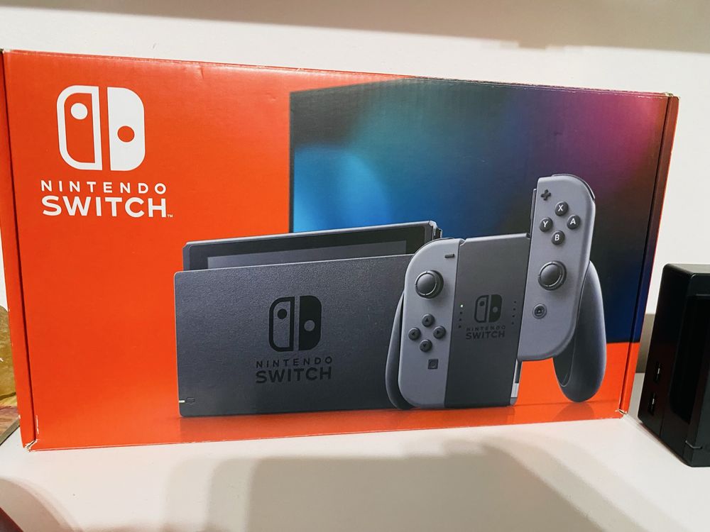 Nintendo Switch V2 2022 Dock Pady Pudełko 2Gry OPIS!!!