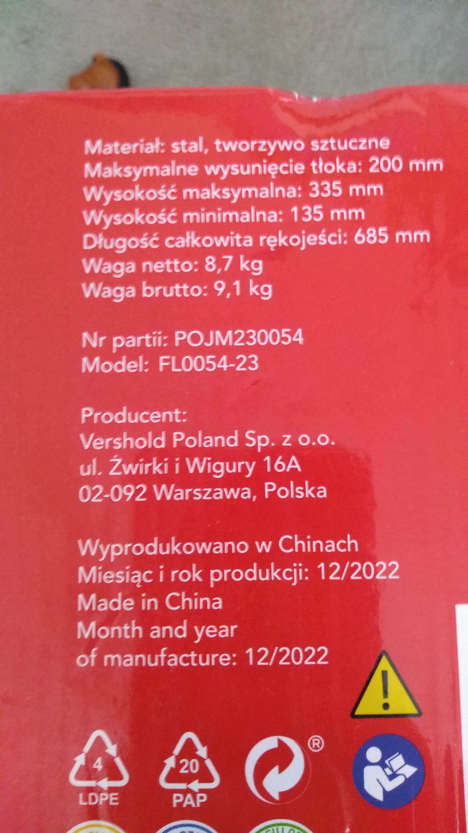 podnośnik hydrauliczny 2t