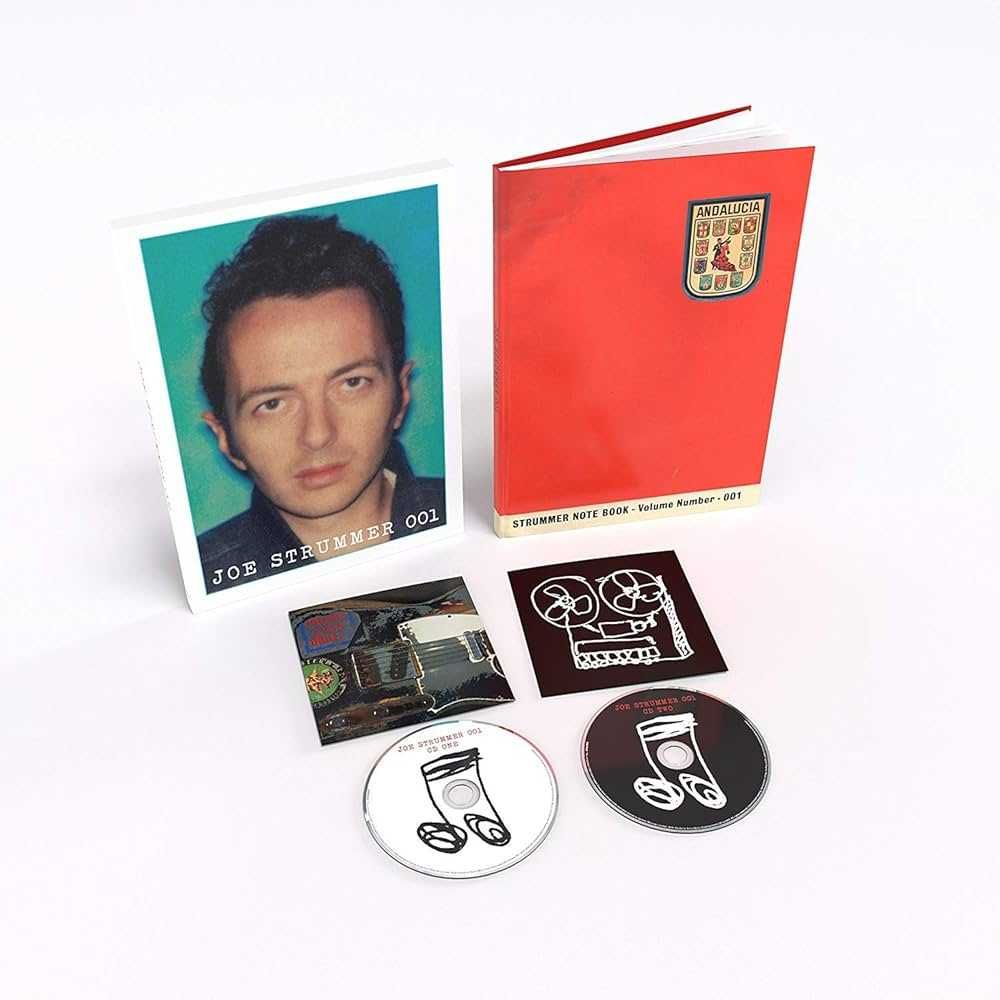 Joe Strummer 001 Notebook the Clash 2 x CD + Notebook Unikat