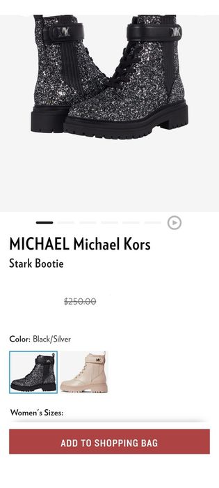 MICHAEL KORS оригинал. Женские ботинки сапоги демисезонные чёрные 36.5