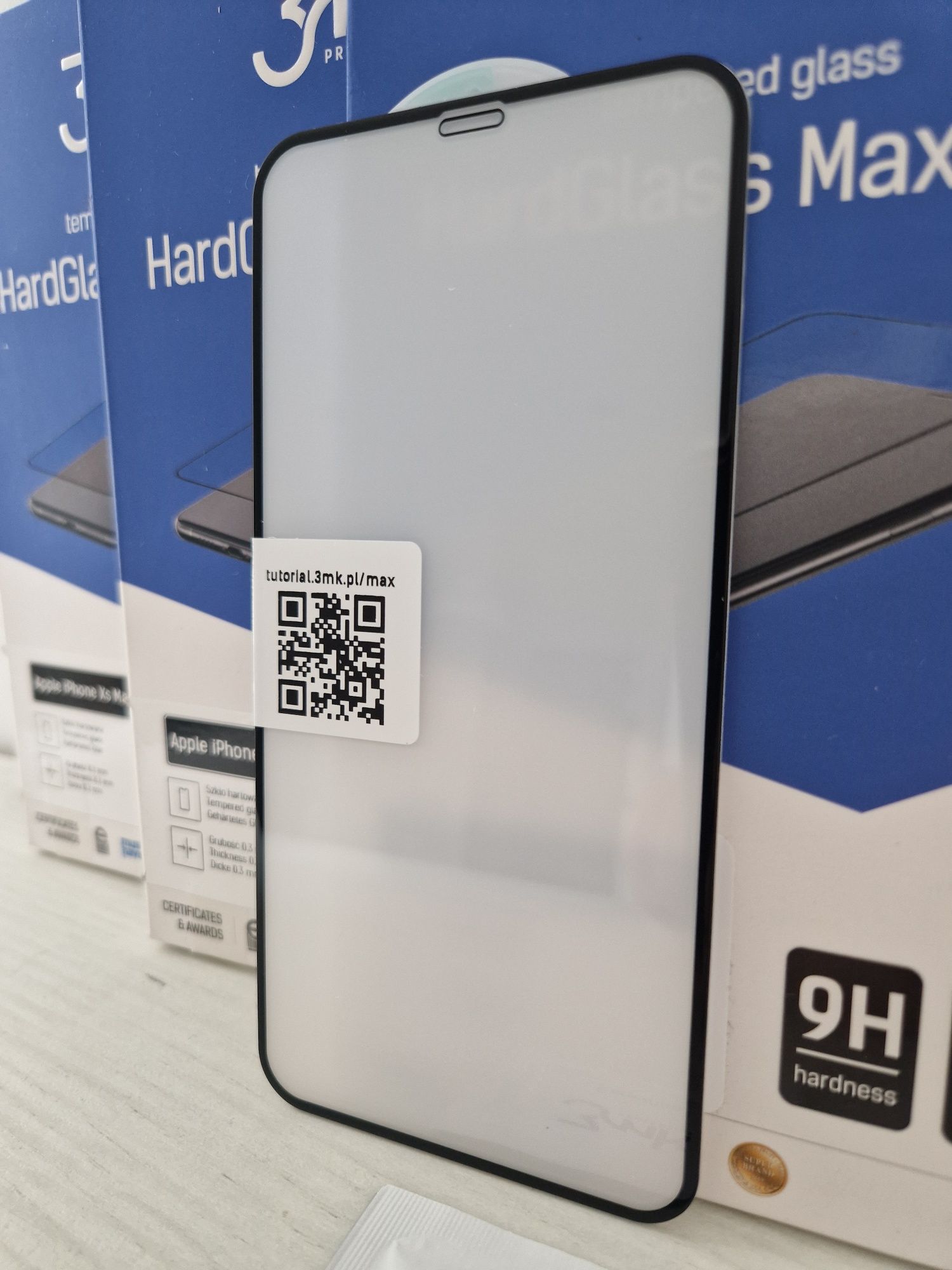 Hartowane szkło 3MK HardGlass Max do Iphone XS Max