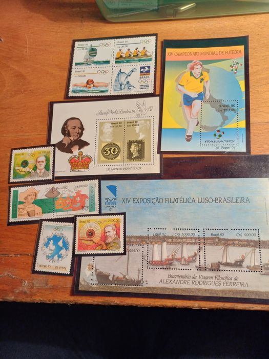 Selos xlv exposição  filatelica luso brasileira