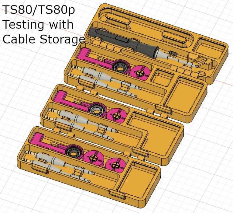Кейсы для паяльников TS100, TS101, TS80 & TS80p, Pinecil, QEUCOO T85