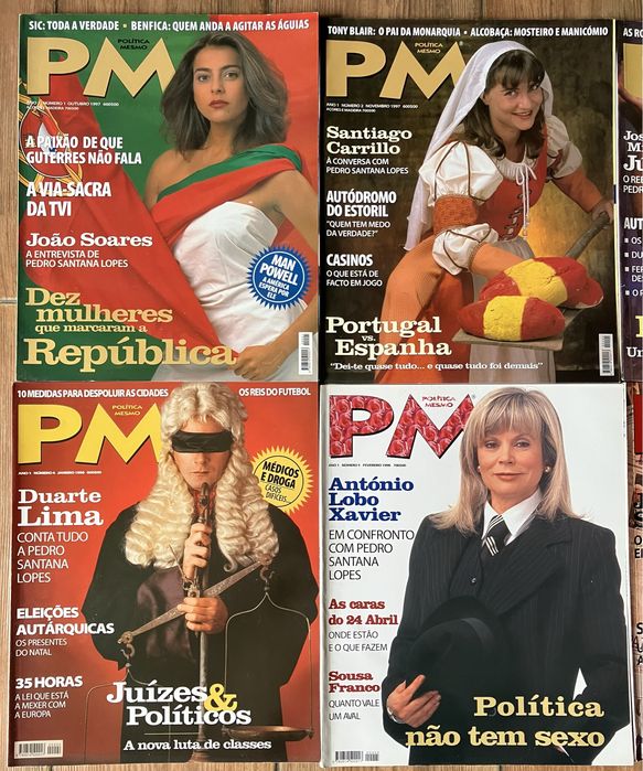 Revista PM Política Mesmo. 7 exemplares desde 1997 a 1998
