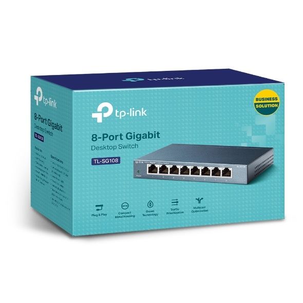 TP-LINK Switch 8-Port Gigabit TL-SG108
