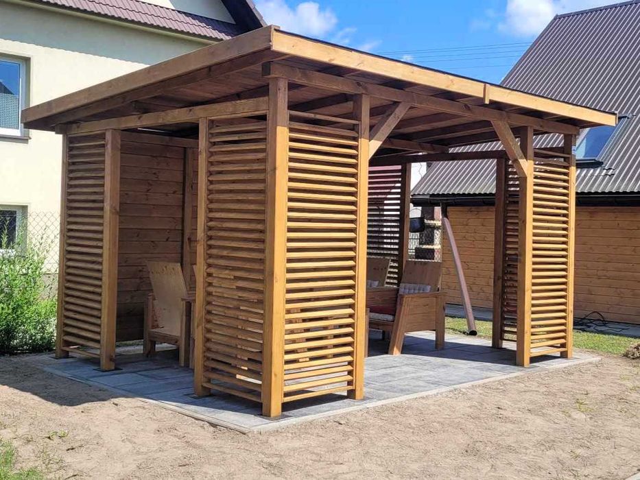 Altana Ogrodowa 3x4 Producent Altany/Wiaty/Domki DREWNOTRIK.PL
